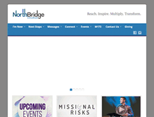 Tablet Screenshot of northbridgechurch.org